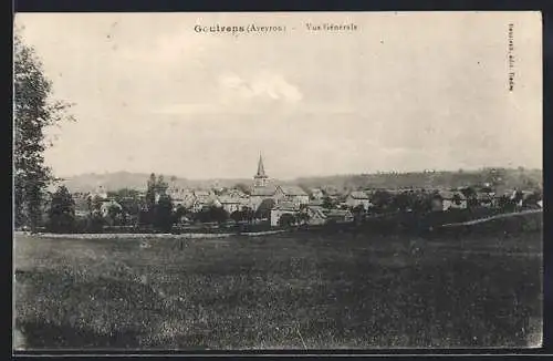 AK Goutrens /Aveyron, Vue Générale