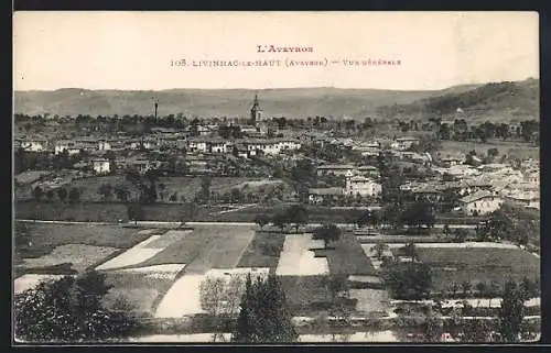 AK Livinhac-le-Haut /Aveyron, Vue Générale