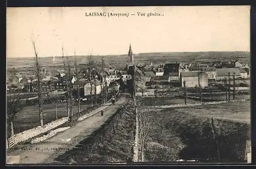 AK Laissac /Aveyron, Vue générale