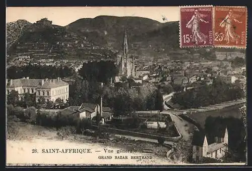 AK Saint-Affrique, Vue générale