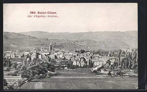 AK Saint-Côme /Aveyron, Arrt d`Espalion, Panorama