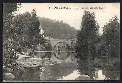 AK St-Jean-de-Bruel /Aveyron, Le pont neuf et la dourbie