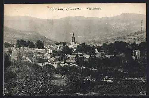 AK Nant /Aveyron, Vue générale