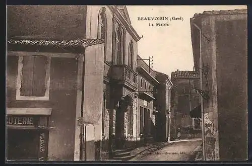 AK Beauvoisin /Gard, La Mairie