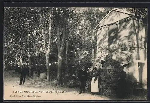 AK Les-Fumades-les-Bains, Source Romaine