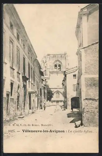 AK Villeneuve-les-Avignon, La vieille église