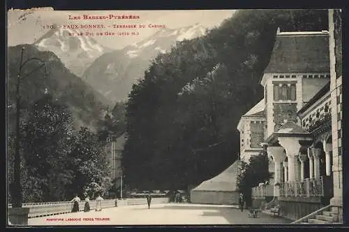 AK Eaux-Bonnes, Terrasse du Casino et le Pic de Ger