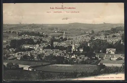 AK Orthez, Les Basses-Pyrénées, Vue générale