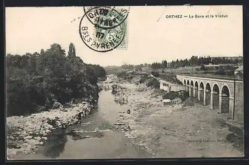 AK Orthez, Le Gave et le Viaduc