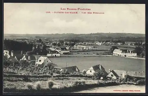 AK Oloron-Ste-Marie, Les Basses-Pyrénées, Vue vers Perpélion