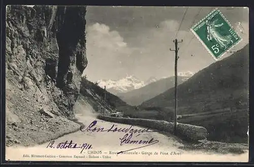 AK Urdos, Route Nationale, Gorge de Pène d`Arret