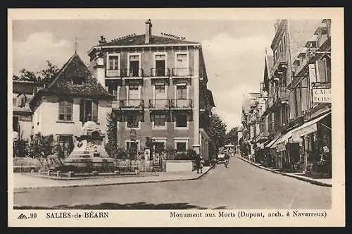 AK Salies-de-Béarn, Monument aux Morts