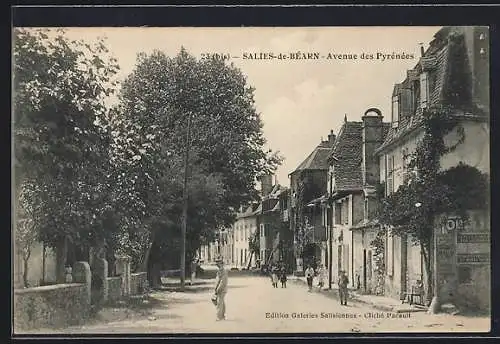 AK Salies-de-Béarn, Avenue des Pyrénées