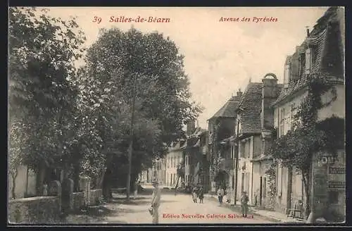 AK Salies-de-Béarn, Avenue des Pyrénées