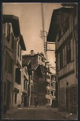 AK St-Jean-de-Luz, Une vieille Rue de Ciboure