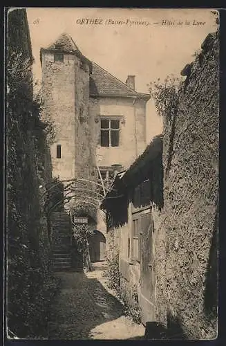 AK Orthez /Basses-Pyrénées, Hôtel de la Lune