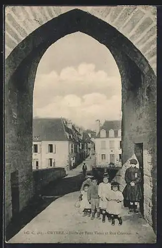 AK Orthez, Porte du Pont Vieux et Rue Craverie