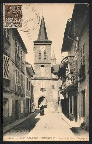 AK St-Jean-Pied-de-Port, Pont de la Rue d`Espagne