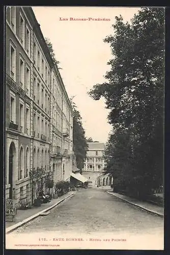 AK Eaux-Bonnes, Les Basses-Pyrénées, Hotel des Princes