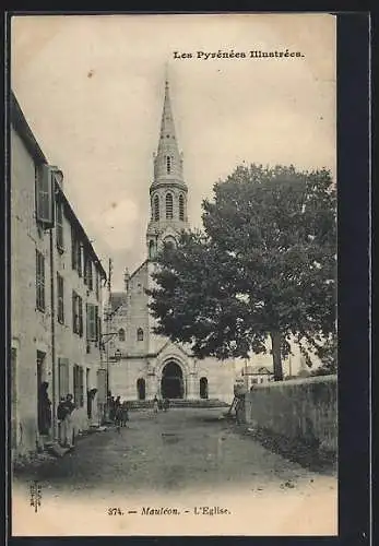 AK Mauléon, Les Pyrénées Illustrées, L`Eglise