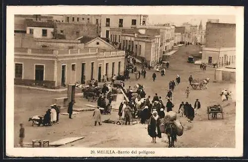 AK Melilla, Barrio del poligono