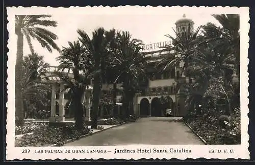 AK Las Palmas de Gran Canaria, Jardines Hotel Santa Catalina