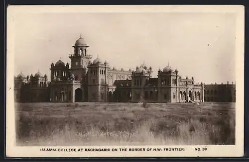 AK Kachagarhi, Islamia College on the Border of N. W. Frontier