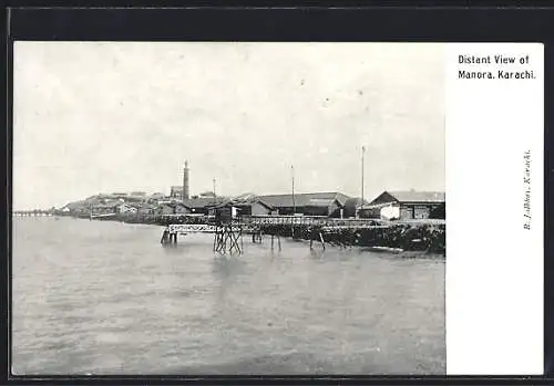 AK Karachi, Distant View of Manora