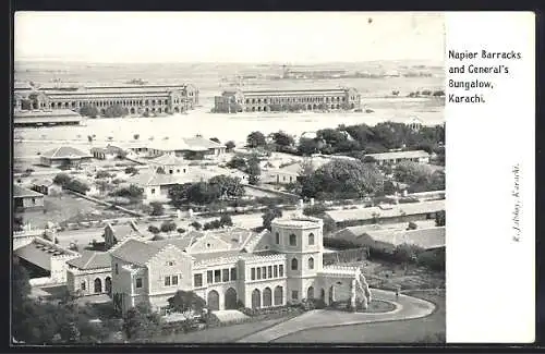 AK Karachi, Naper Barracks and General`s Bungalow