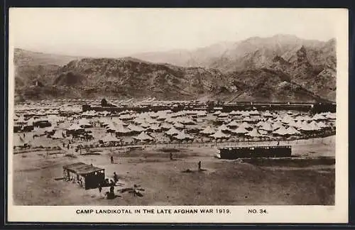 AK Camp Landikotal, General View in the Late Afghan War 1919