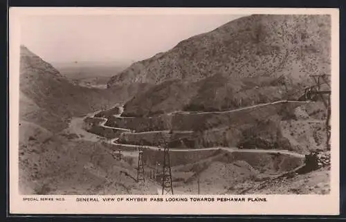 AK Khyber Pass, General View looking towards Peshawar Plains