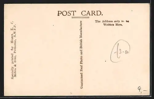 AK Khyber Pass, General View looking towards Peshawar Plains