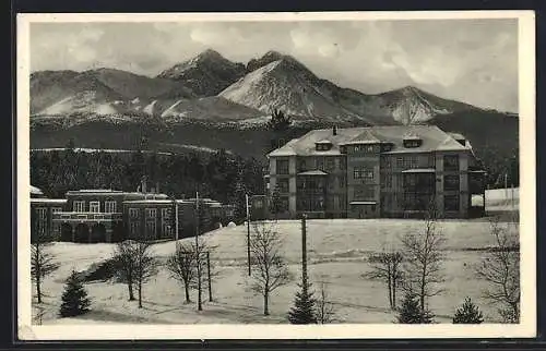 AK Tatra-Matlar, Ortsansicht gegen die Berge