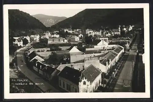 AK Tr. Teplice, Panoráma od Skalky