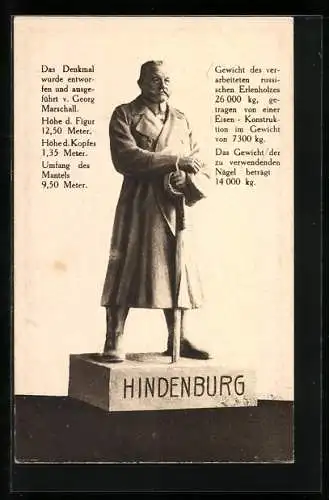 AK Der Eiserne Hindenburg von Berlin