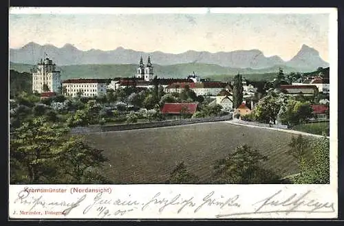 AK Kremsmünster, Das Benediktinerstift von Norden
