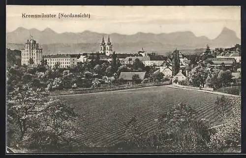 AK Kremsmünster, Ortsansicht, Nordansicht