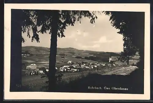 AK Rohrbach /Oberdonau, Gesamtansicht vom Waldrand