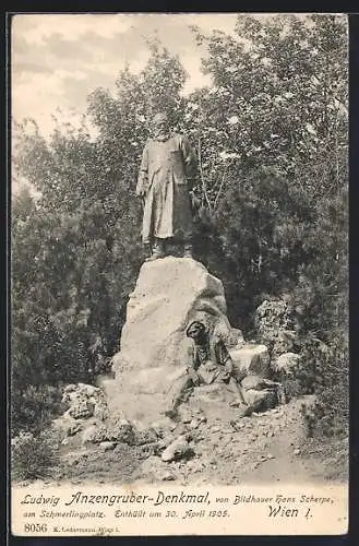 AK Wien, Ludwig Anzengruber-Denkmal