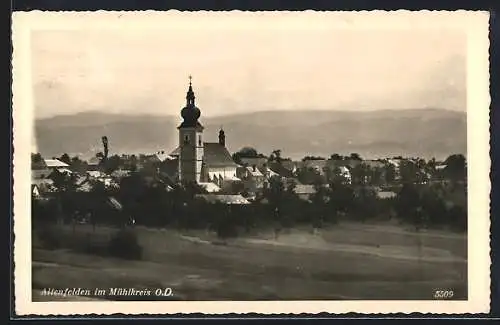 AK Altenfelden im Mühlkreis, Ortsansicht mit Kirche