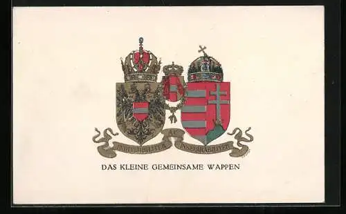 AK Das kleine gemeinsame Wappen von Österreich, Rotes Kreuz