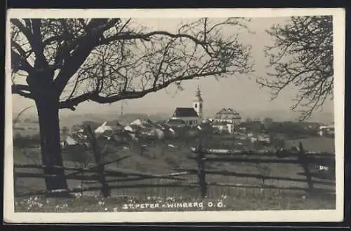 AK St. Peter a. Wimberg, Gesamtansicht aus der Ferne