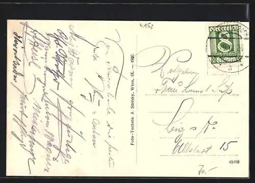 AK Sarleinsbach, Teilansicht mit Kirche