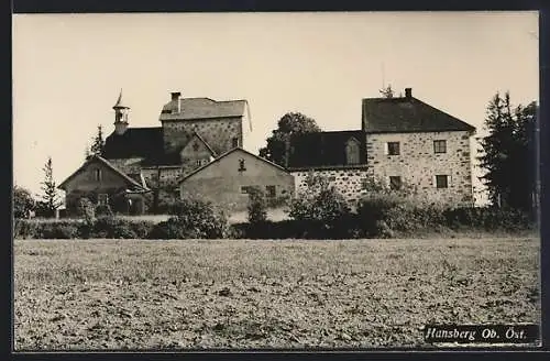 AK St. Johann am Wimberg, Hansberg, Blick zur Gastwirtschaft