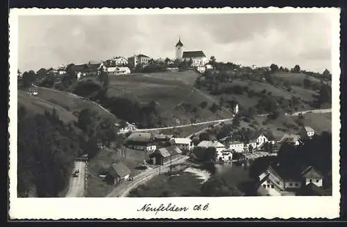 AK Neufelden /Ob.Ö., Ortsansicht aus der Vogelschau