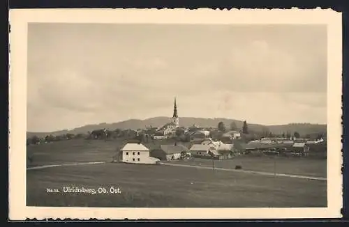 AK Ulrichsberg /Ob. Öst., Gesamtansicht mit der Kirche