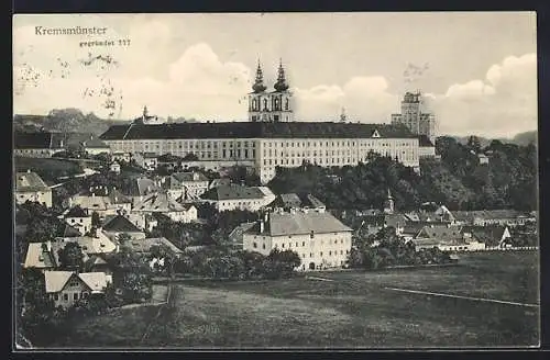 AK Kremsmünster, Blick zum Benediktinerstift