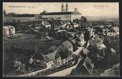 AK Kremsmünster, Blick zum Benediktinerstift