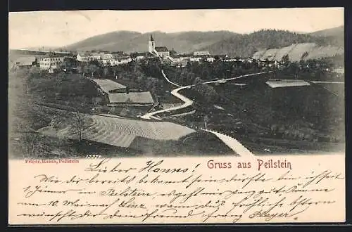 AK Peilstein, Ortsansicht mit Kirche