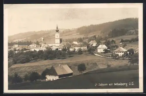 AK St. Johann am Wimberg, Ortsansicht mit Kirche